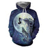 Sweat Loup Hurlant Pleine Lune